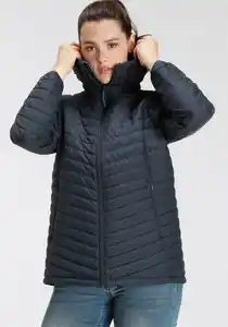 Jack Wolfskin Steppjacke NUBEENA Wasserabweisend & Winddicht & Atmungsaktiv & Wärmend, Blau