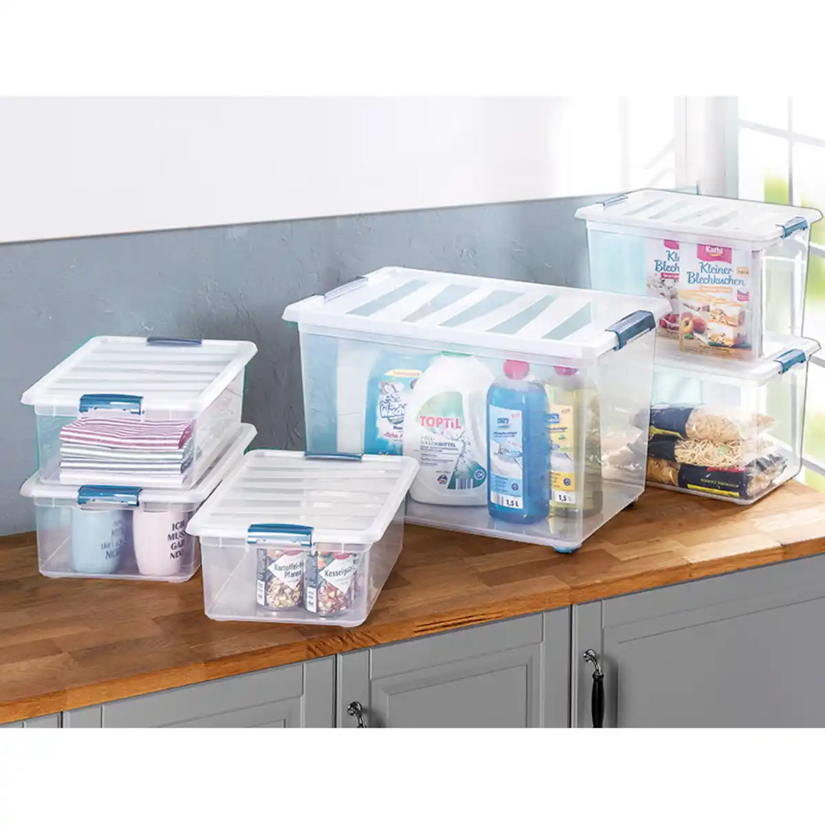 Bild 1 von Toptex Klarsichtboxen / Rollenbox