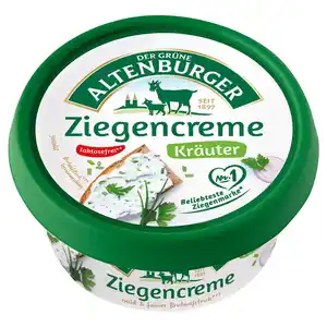 DER GRÜNE ALTENBURGER Ziegenkäse 150 g, Kräuter