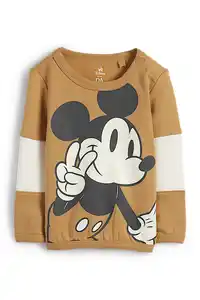 C&A Micky Maus-Baby-Sweatshirt, Orange, Größe: 62