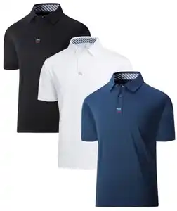 JACKETOWN Golf Poloshirts Herren Kurzarm Schnelltrocknend mi