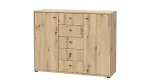 Kommode Artisan Eiche 109 cm 2-türig - TEMPRA