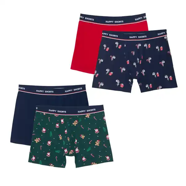 Bild 1 von HAPPY SHORTS Herren-Retroboxer, 2-St.-Packg.