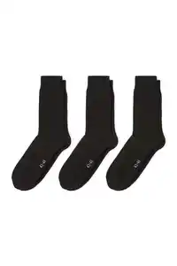 C&A Multipack 3er-Outdoor-Socken, Schwarz, Größe: 39-42