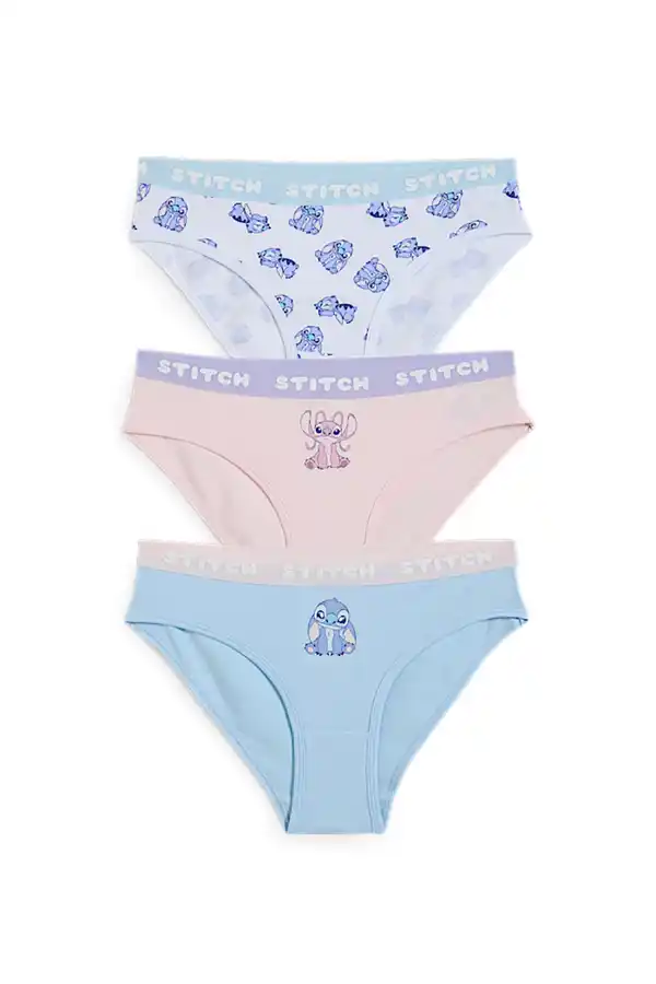 Bild 1 von C&A Multipack 3er-Lilo & Stitch-Slip, Blau, Größe: 110-116