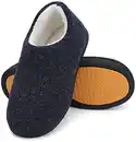 Bild 1 von Mishansha Winter Pantoffeln Herren Memory Foam Hausschuhe Geschlossen Gefütterte Slippers Home Winterschuhe Blau Size 40