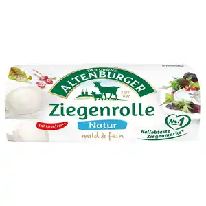 DER GRÜNE ALTENBURGER Ziegenkäse 150 g, Ziegenrolle