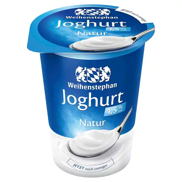 Bild 1 von WEIHENSTEPHAN Naturjoghurt 500 g, 1,5 % Fett