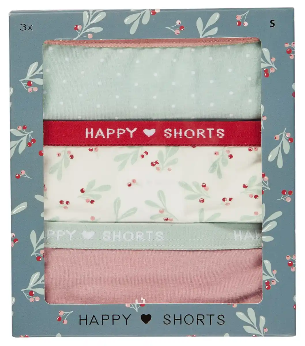 Bild 2 von HAPPY SHORTS Damen-Hipster, 3-St.-Packg.