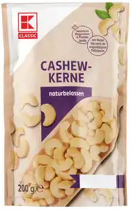 K-CLASSIC Cashewkerne, 200-g-Packg.