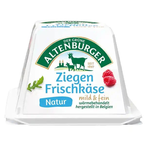 Bild 1 von DER GRÜNE ALTENBURGER Ziegenfrischkäse 150 g, Pyramide Natur