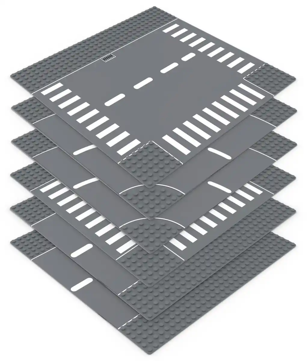 Bild 3 von KIDLAND® Click-Play-Go-Bauplatten-Set in Straßenoptik, 6-teilig