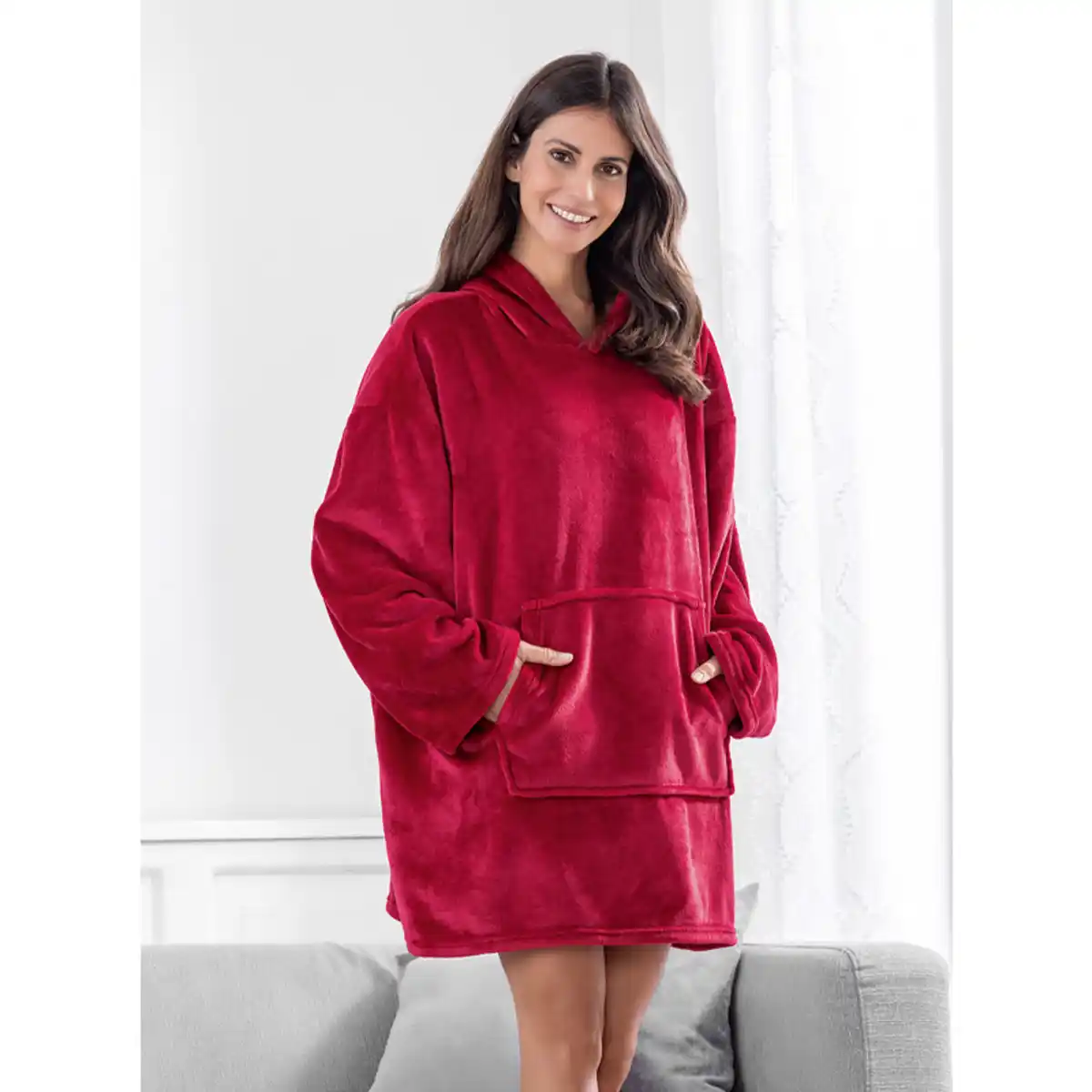 Bild 2 von Bella Casa XXL-Flanell-Kuschel-Hoodie