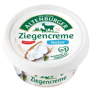 DER GRÜNE ALTENBURGER Ziegenkäse 150 g, Natur