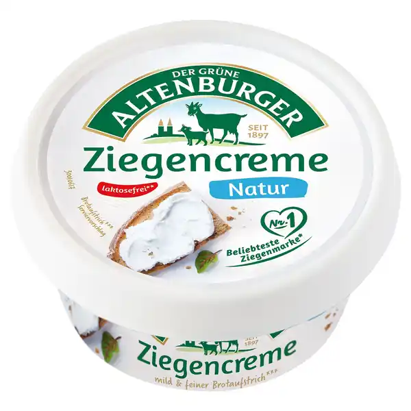 Bild 1 von DER GRÜNE ALTENBURGER Ziegenkäse 150 g, Natur