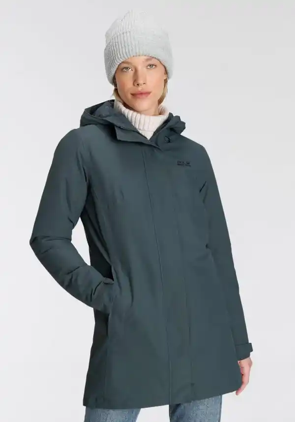 Bild 1 von Jack Wolfskin Parka KIOLA Winddicht & Wasserabweisend & Atmungsaktiv, Blau|grau