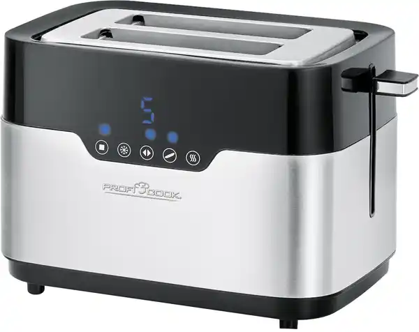 Bild 1 von ProfiCook Toaster PC-TA 1170 Edelstahl Schwarz/Silber