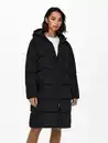 Bild 1 von ONLY Steppmantel ONLAMANDA LONG PUFFER COAT mit Kapuze, Schwarz