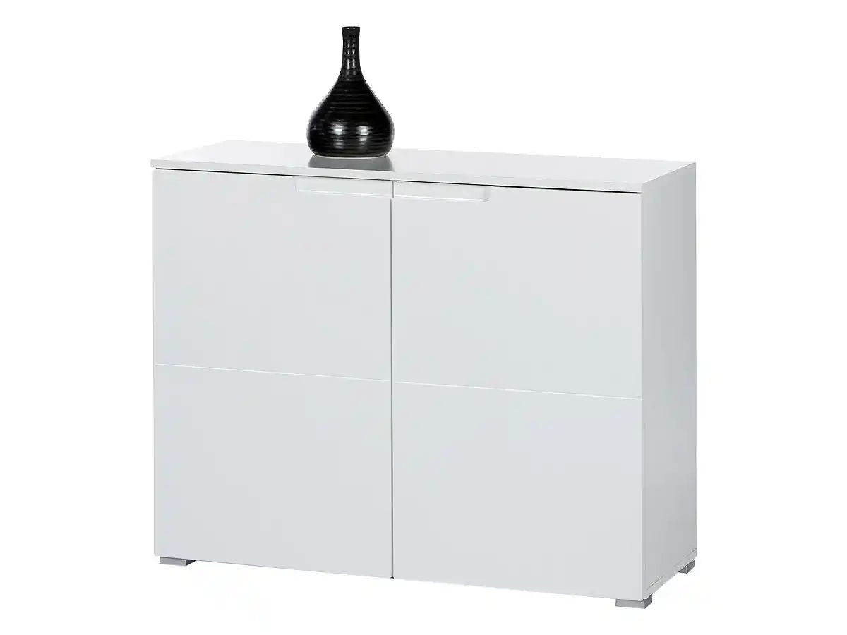 Bild 1 von Kommode weiß hochglanz 100 cm 2-türig - SPICE