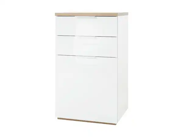 Bild 1 von Kommode weiß - Riviera Eiche 60 cm - MUNDI