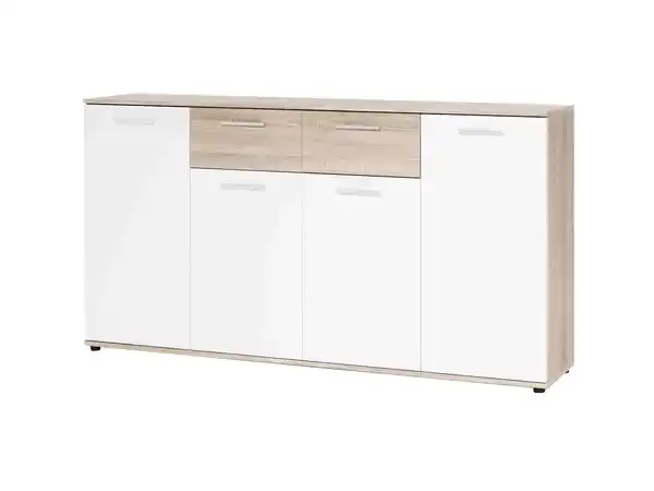 Bild 1 von Kommode Sonoma Eiche - weiß 160 cm - JACKY