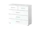 Bild 1 von Kommode mit 5 Schubladen weiß 93 cm - ADITIO