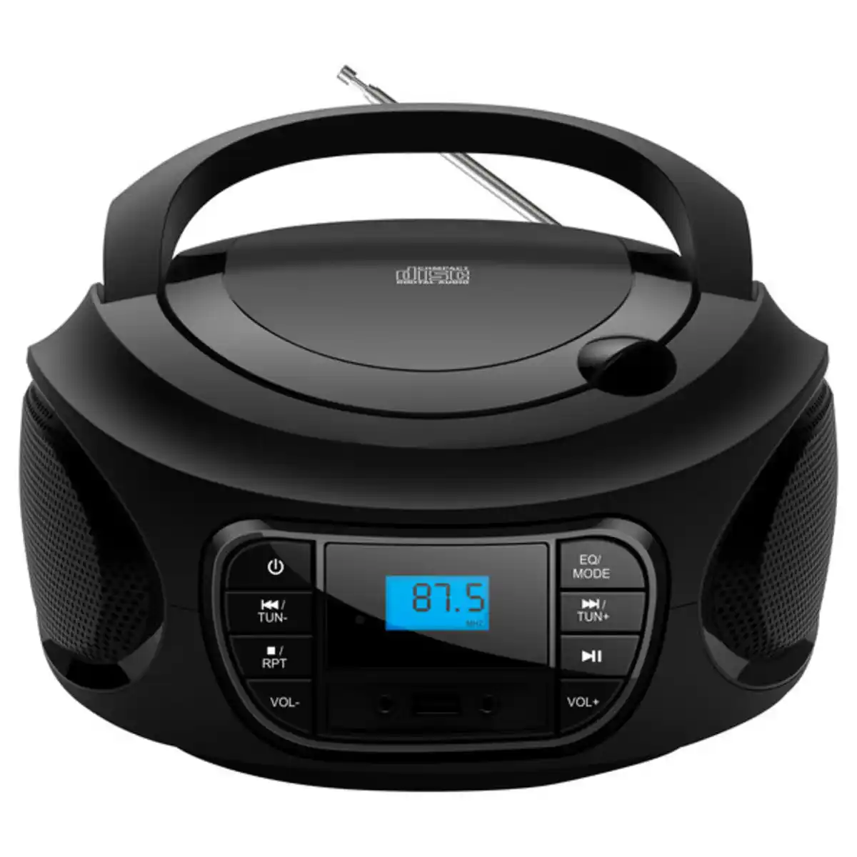 Bild 1 von Tragbare CD Boombox Cb-2, schwarz