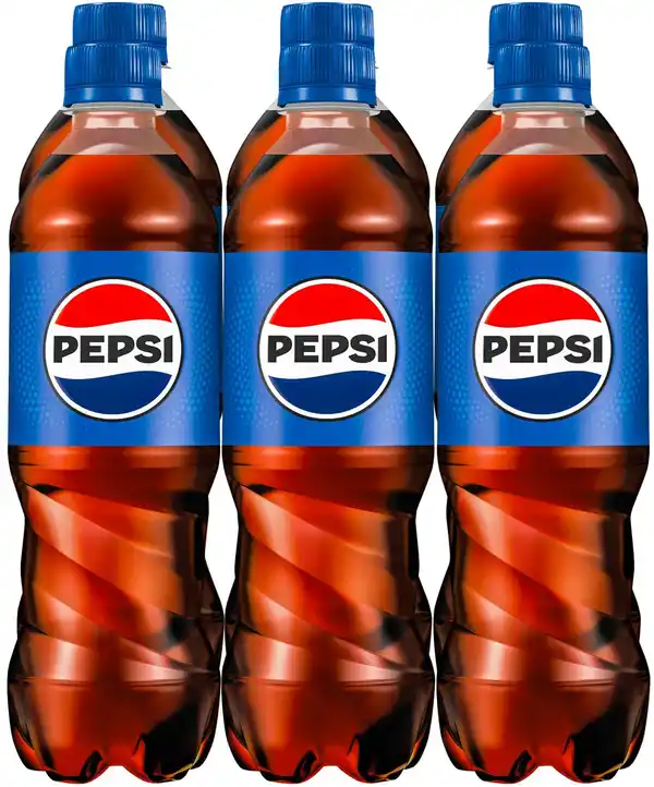 Bild 1 von PEPSI oder SCHWIP SCHWAP Erfrischungsgetränke, Packg. 6 x 0,5-l-PET-Fl.