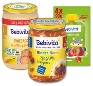 Bebivita-Glaskost und -Quetschen