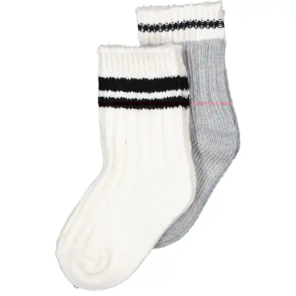 Bild 1 von Kinder Sportsocken 2er-Pack, Weiß, 23/26