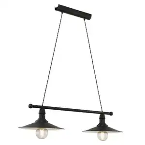 EGLO Hängeleuchte »STOCKBURY«, Stahl - braun | beige