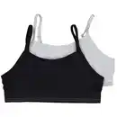 Bild 1 von Bauchfreies Teenagertop Nahtlos 2er-Pack, Grau/Schwarz, 1642