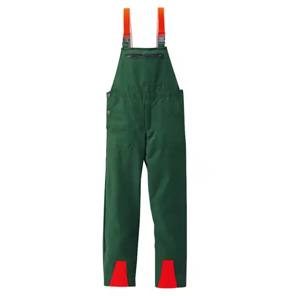 Bild 1 von Schnittschutz-Latzhose Basic grün/orange Gr. 54