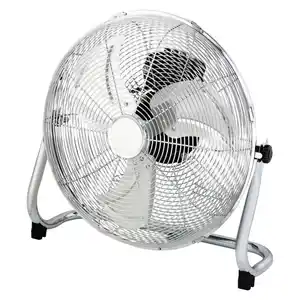 Bodenventilator Ø 46 cm silber mit 1,7 m Netzkabel