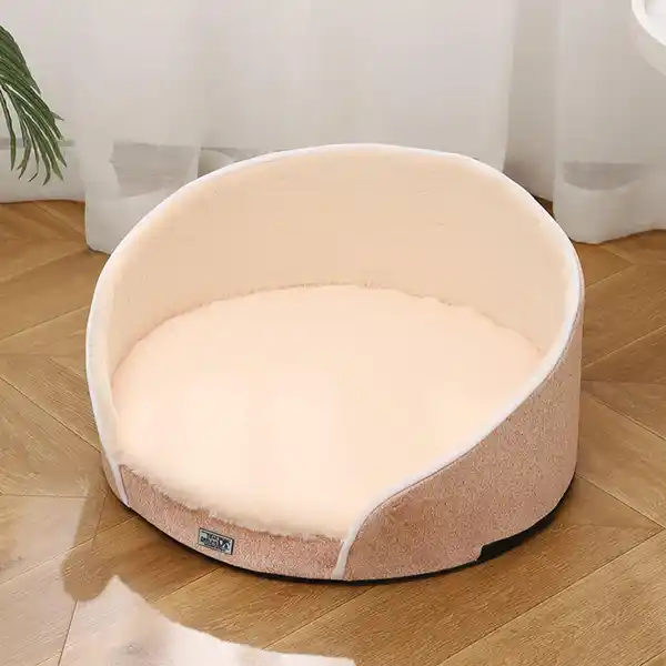 Bild 2 von DEAR DARLING DD-02APM Orthopädisches Luxus Hundebett Katzenkorb Apricot Gr. M 60x60cm mit Memory Sch