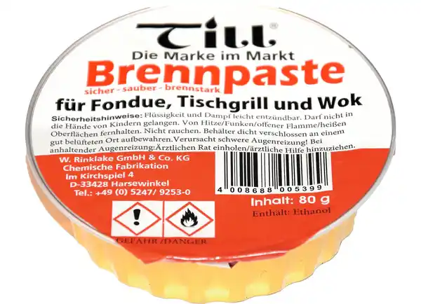 Bild 1 von Styx Sicherheits-Brennpaste für Fondue