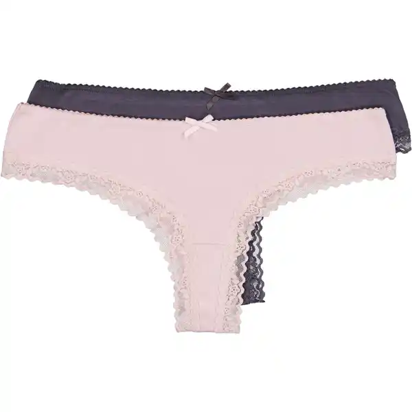 Bild 1 von Valerie Damenstring 2er-Pack, Lila, M