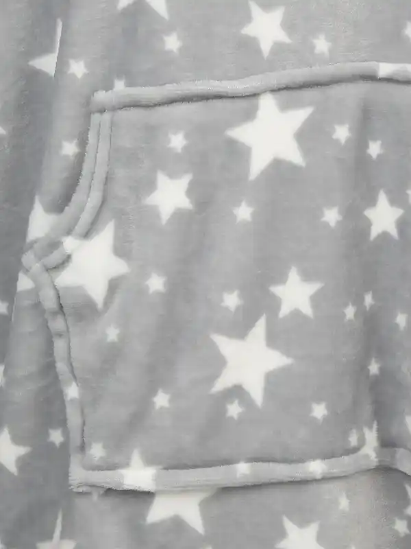 Bild 3 von Damen Kuschelfleecehoodie in oversized Form Grau