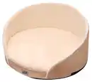 Bild 1 von DEAR DARLING DD-02APM Orthopädisches Luxus Hundebett Katzenkorb Apricot Gr. M 60x60cm mit Memory Sch