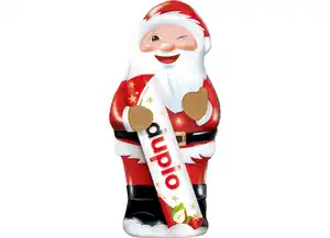 Duplo Weihnachtsmann mit gemahlenen Haselnüssen und Weizencrisp