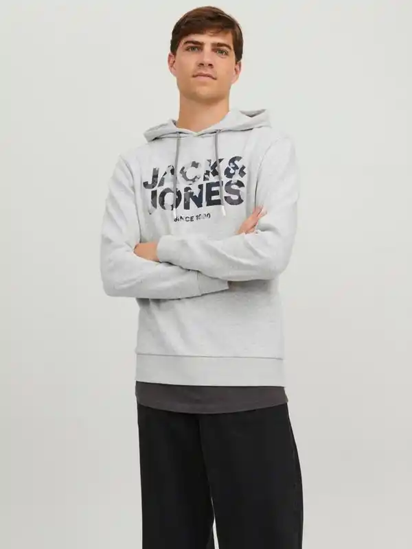 Bild 1 von Jack & Jones Kapuzensweatshirt JJJAMES SWEAT HOOD, Weiß