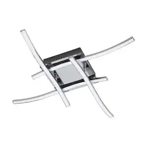 EGLO Wand-/Deckenleuchte »VALMORA«, Aluminium, 3000K - silberfarben