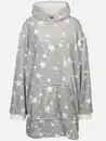 Bild 1 von Damen Kuschelfleecehoodie in oversized Form Grau