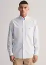 Bild 1 von Gant Langarmhemd REG POPLIN GINGHAM SHIRT mit Logostickerei auf der Brust, Blau