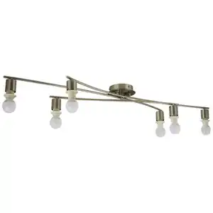 EGLO LED-Deckenleuchte »MY CHOICE«, E14, inkl. Leuchtmittel in warmweiß - silberfarben
