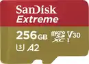 Bild 1 von Sandisk Extreme microSDXC 256GB 190MB/s A2 C10 V30 UHS + SD Adapter