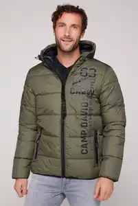 CAMP DAVID Outdoorjacke mit Windbreaker-Bündchen im Ärmel, Grün