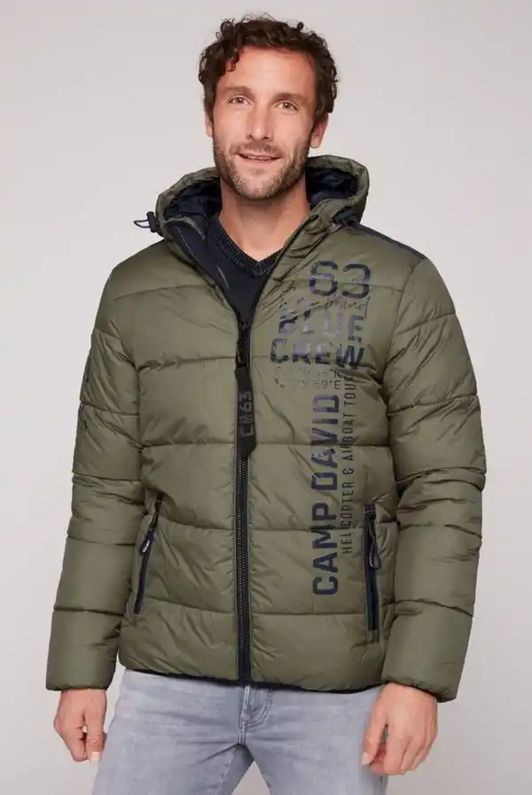 Bild 1 von CAMP DAVID Outdoorjacke mit Windbreaker-Bündchen im Ärmel, Grün