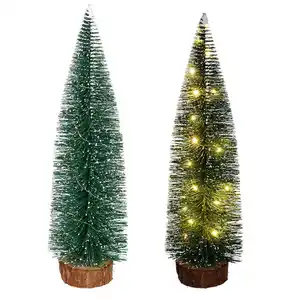 Deko-Tannenbaum beschneit 50cm mit 25 LEDs Warmweiß