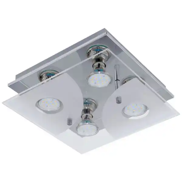 Bild 1 von EGLO LED-Deckenleuchte »CABI«, GU10, inkl. Leuchtmittel in warmweiß - silberfarben